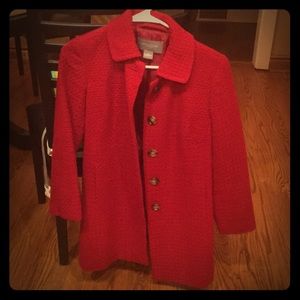 Anne Taylor red coat